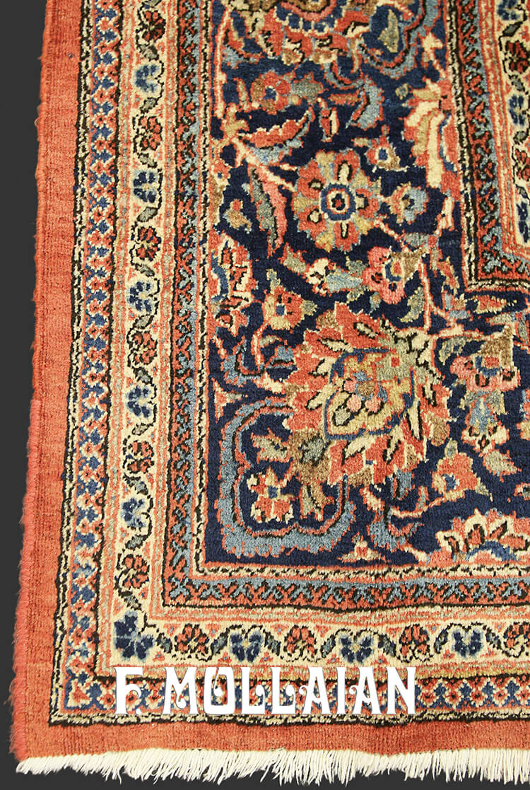 Semi-Antique Persian Kashan Carpet n°:99392619